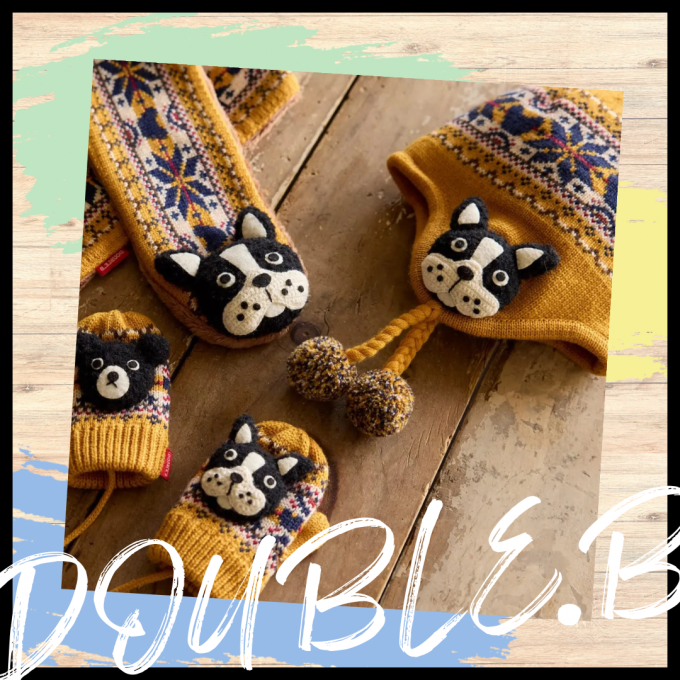 《ミキハウス》ニット小物