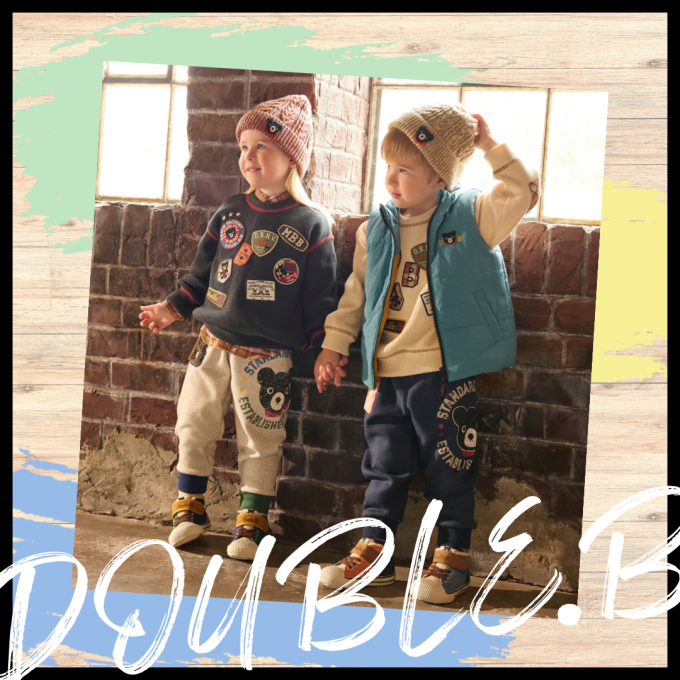 《ミキハウス》ワッペン盛りだくさん！