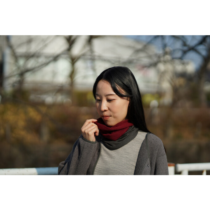 冬支度にぴったり！日本製シルク100% 極暖ネックウォーマー