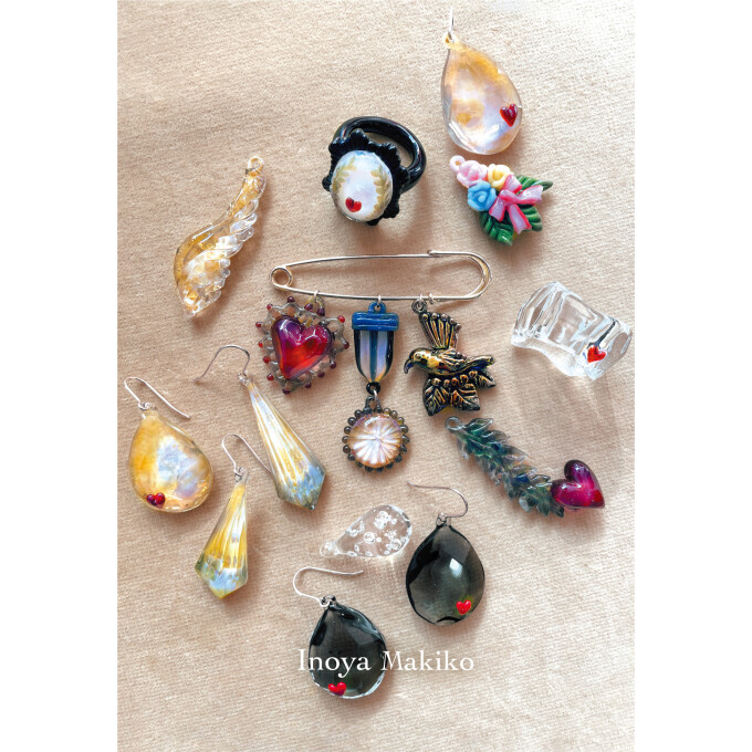 【1/9~29開催】INOYA MAKIKO一点物ガラスアクセサリー展開💐