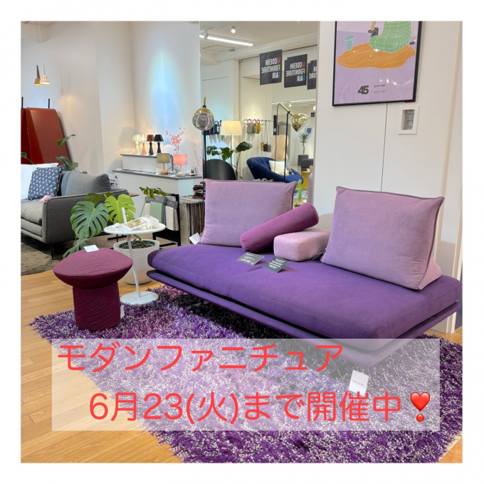 📣モダンファニチュアフェア　開催中‼️