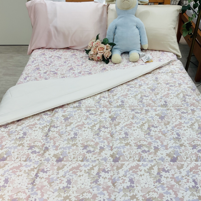冷房対策にキルトケット🛌❣️