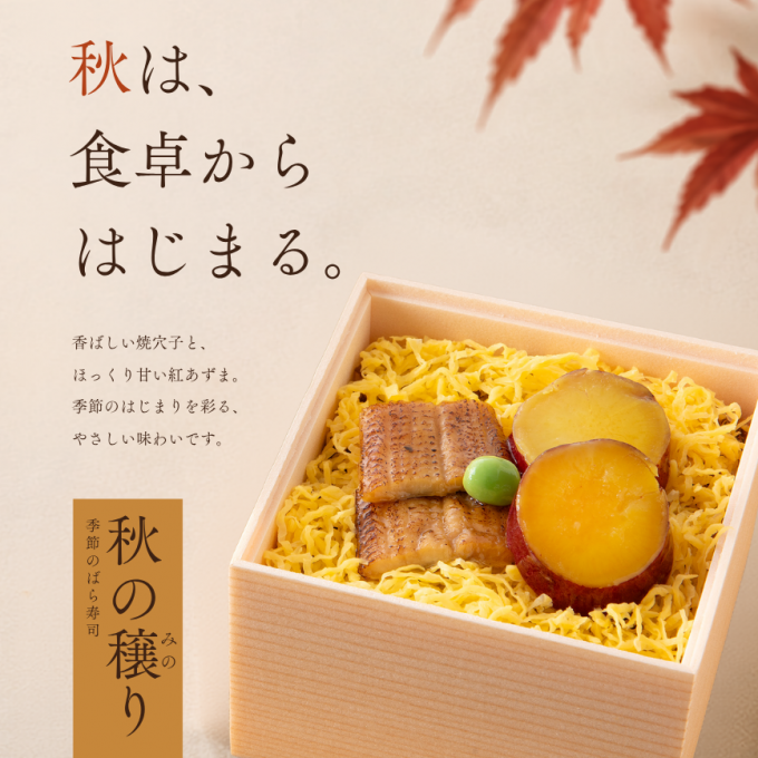 【京の加悦寿司】季節のばら寿司秋の穣り