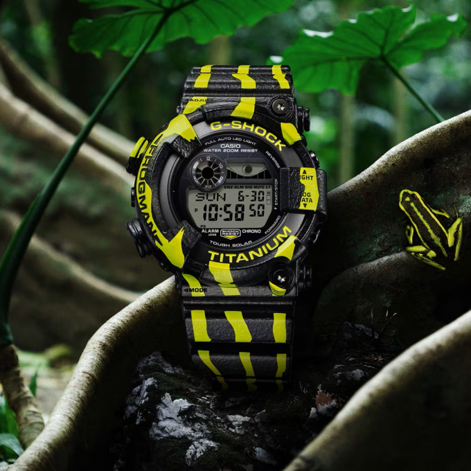 【カシオ】インパクト大！ミスジヤドクガエルをイメージ！