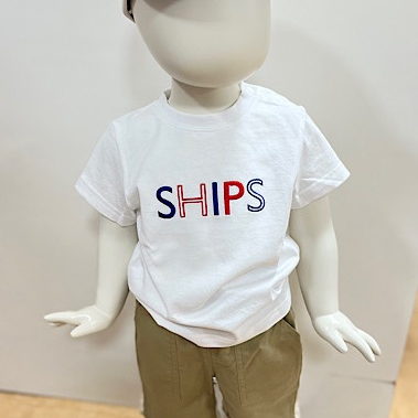 【SHIPS KIDS】ロゴTシャツ✨