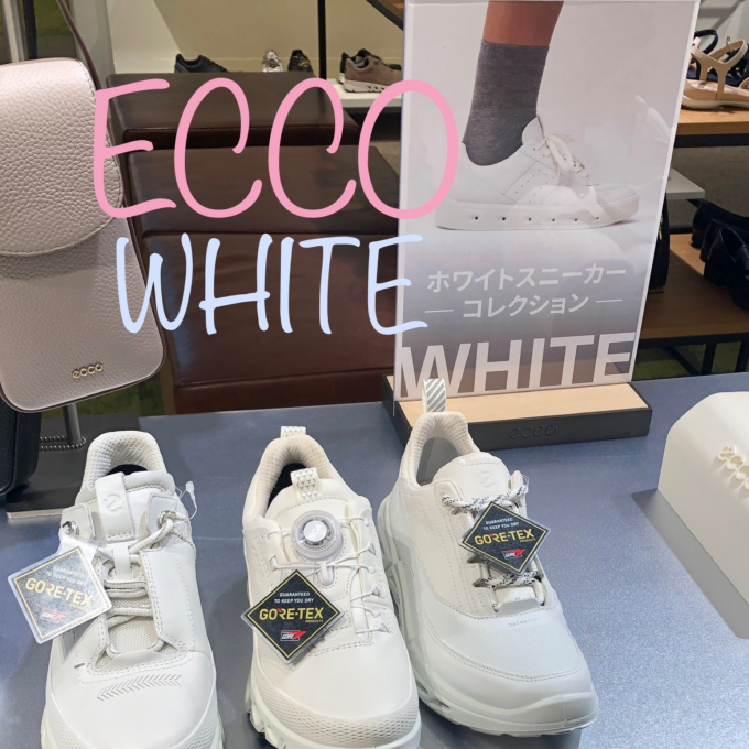 〚ECCO〛ホワイト♡スニーカー