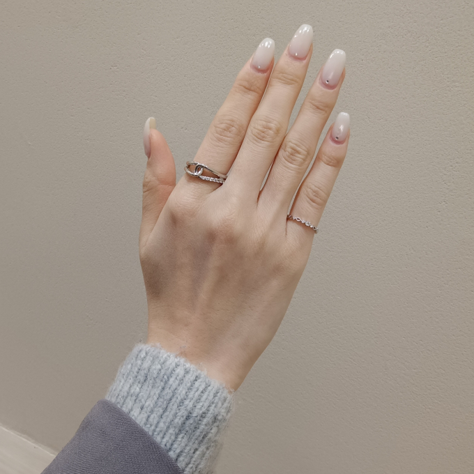 冬ネイルと新作リングコーディネート紹介