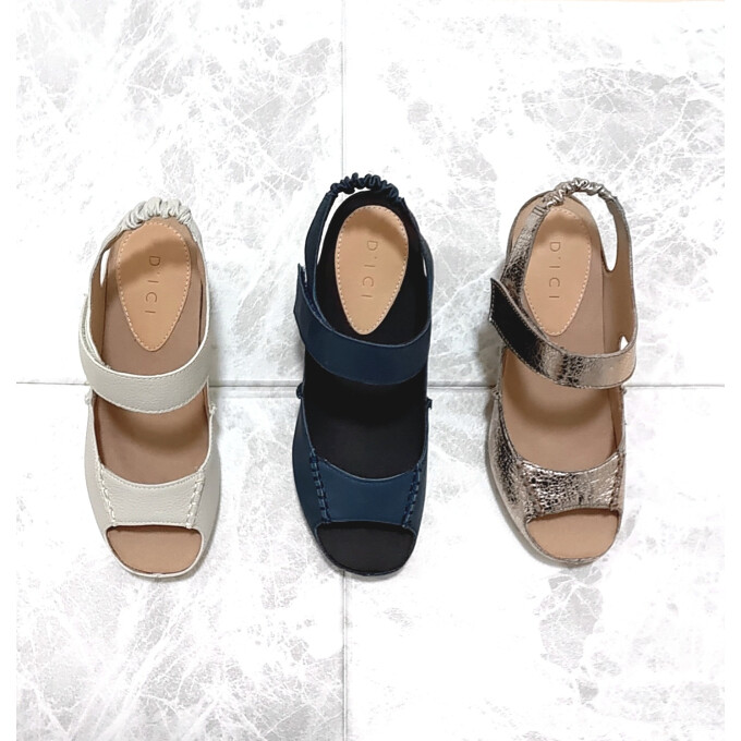 【D'ICI】安定感のあるウェッジヒールサンダル✨【新作入荷】