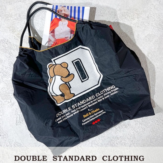 大人気の【DOUBLE STANDARD CLOTHING(ダブルスタンダードクロージング)】D logo beaショッピングバッグが再販決定！