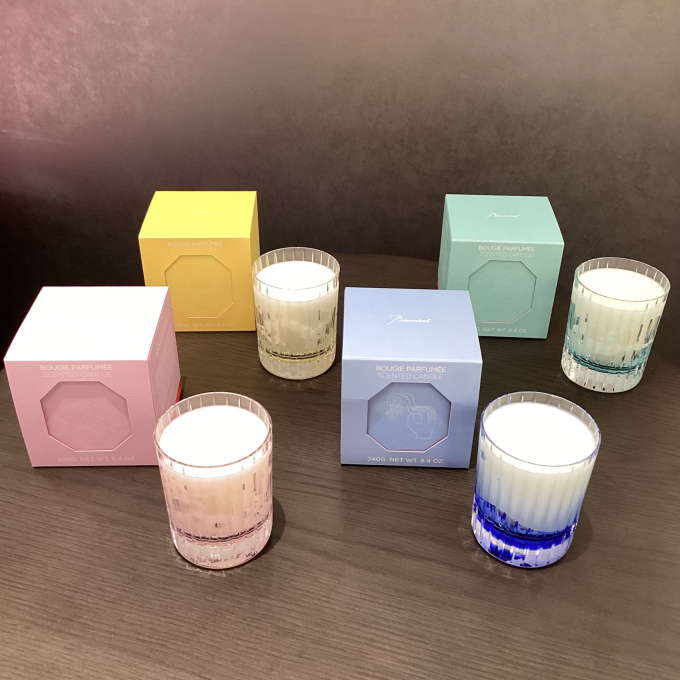 〈バカラ〉アロマキャンドル　パステルのご紹介