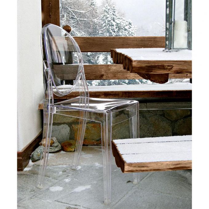 【Kartell（カルテル）】空間になじむ透明なチェア👑ビクトリアゴースト✨