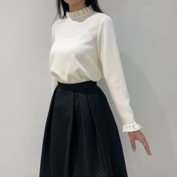 エレガント派は必見！秋の綺麗めブラウス着回しコーディネート