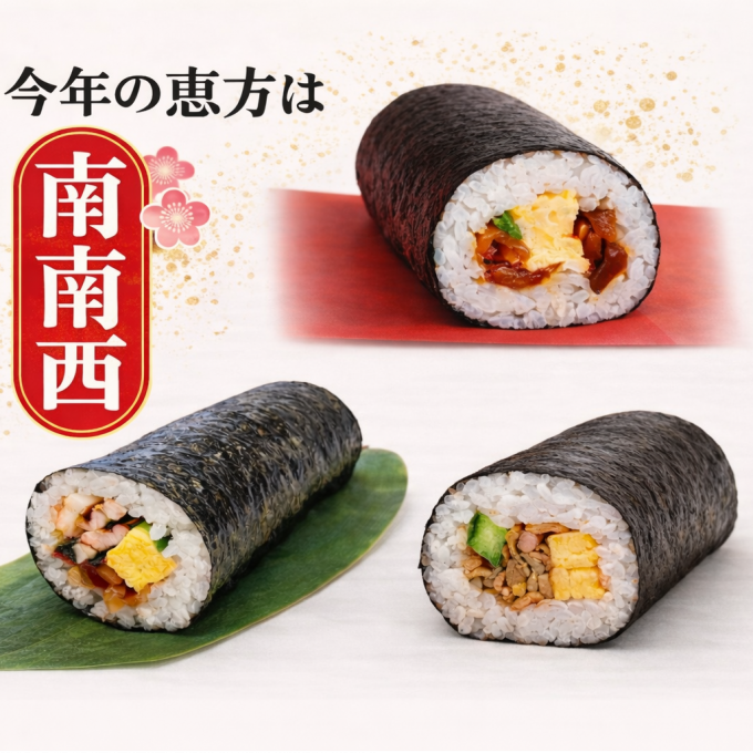 【節分】だし巻が主役の恵方巻　ご予約受付中