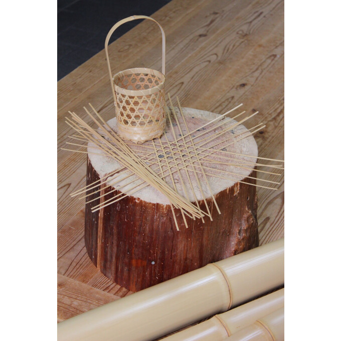 『京竹工芸で六つ目編みの竹籠制作体験』匠の技にふれるワークショップ