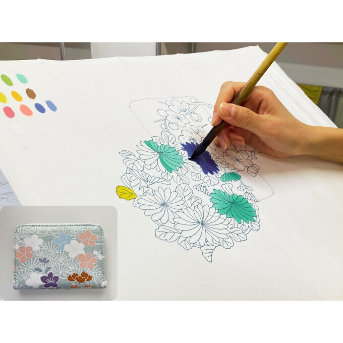 『ミニ財布を彩る京友禅彩色体験 』匠の技にふれるワークショップ