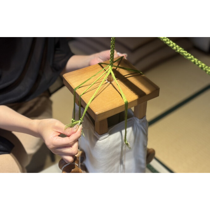 組紐のショルダーストラップ制作体験
