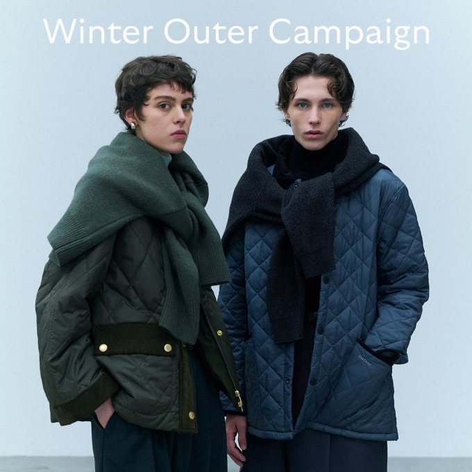 Barbour Winter Outer Campaign 英国ライフスタイル・ブランド＜バブアー＞が、中綿コレクションをラインアップ