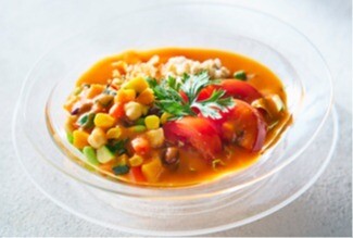 彩り野菜とトマトのスープSalad