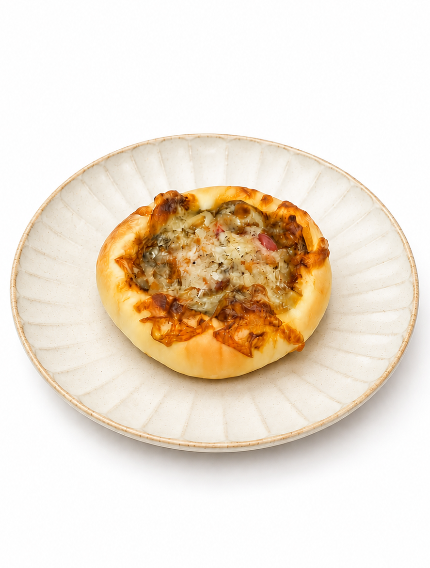 彩り野菜のキーマカレーパン