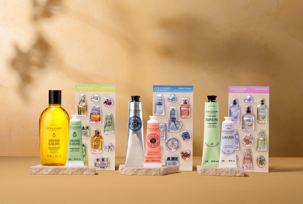 L’OCCITANE en Provence × サンスター文具　50周年特別企画 ウォーターシールキット
