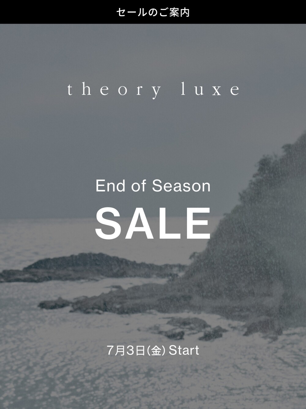 Theory・theory luxeクリアランスセール