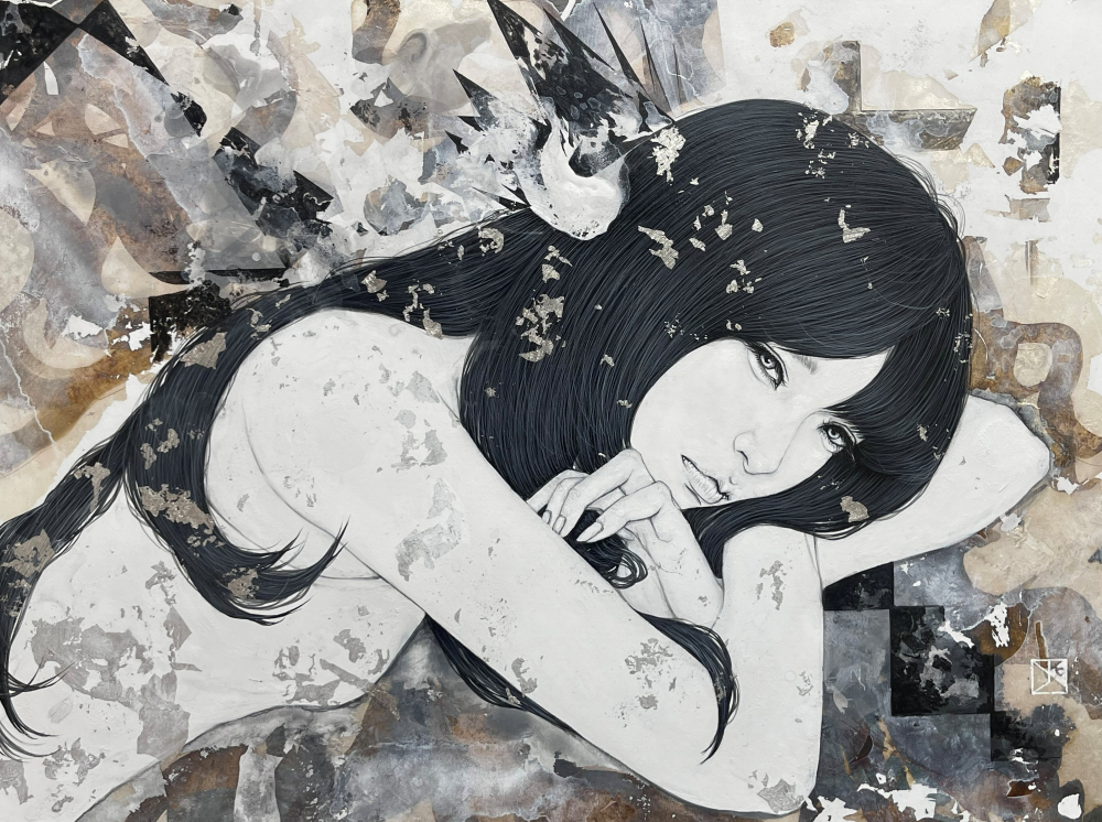 川島 優  日本画展  DRESS
