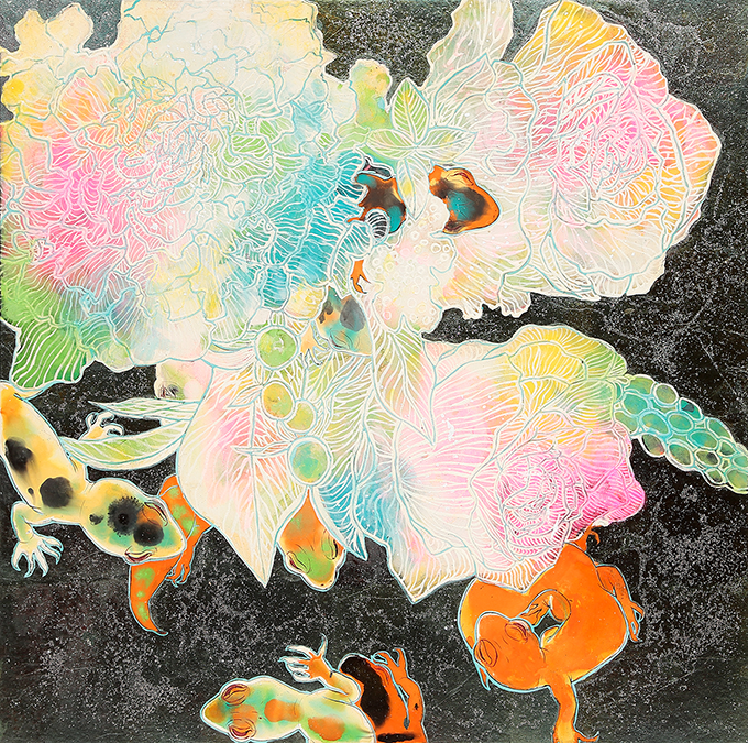 鱗艶爛漫  河井眞里枝 日本画展