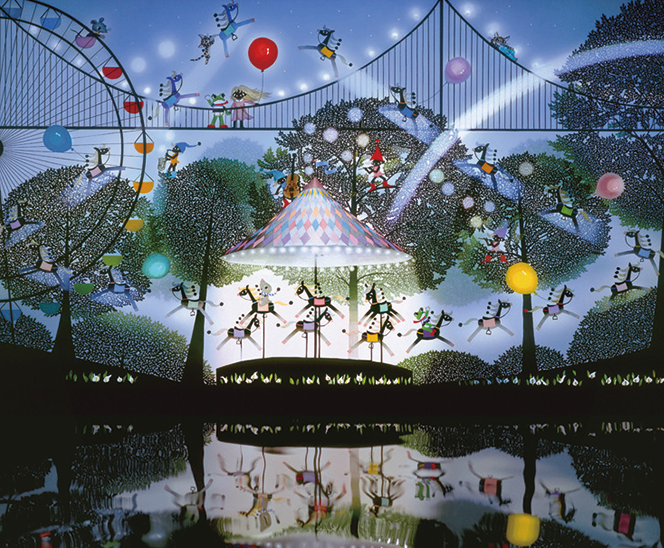 藤城清治 版画展　光と影のファンタジー