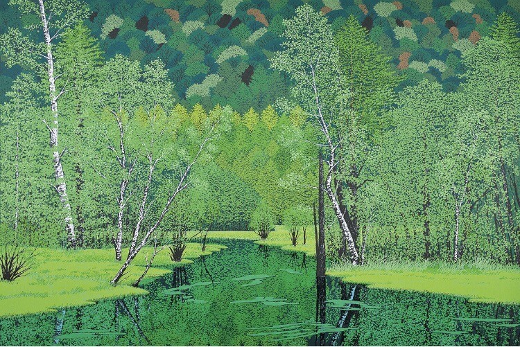 自然美への賛歌・日本百名山　第22回 小暮真望展 版画展