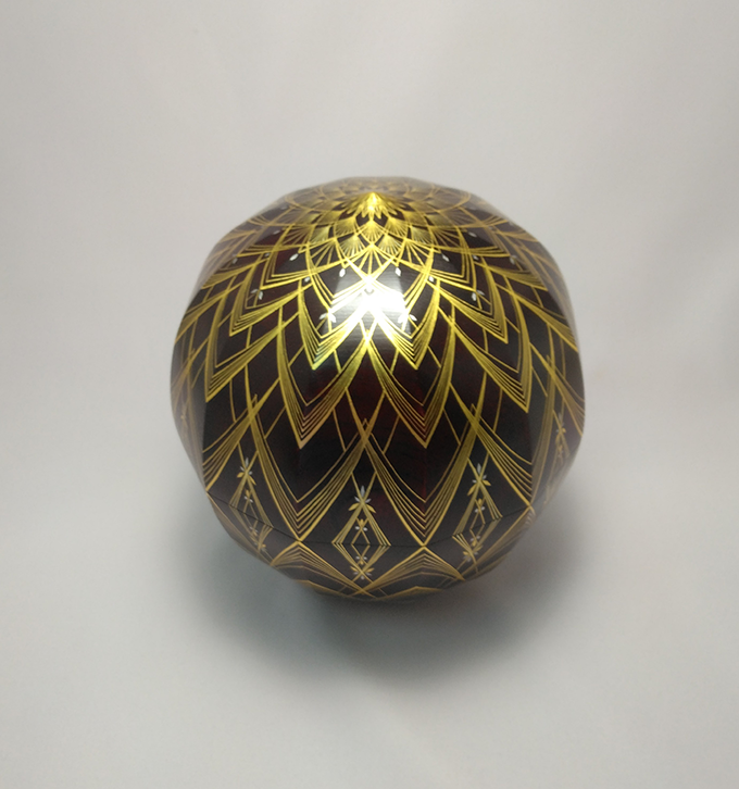 中埜暢人・朗子 木工・截金展