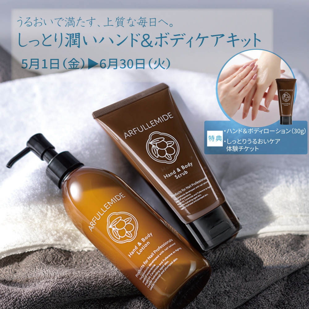 しっとり潤いハンド&ボディケアキット