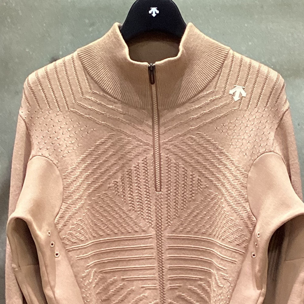 レディスジップアップセーター