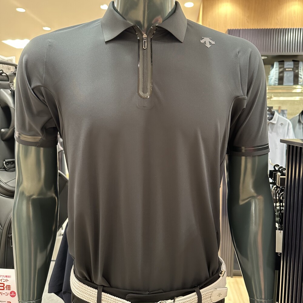 【メンズ】g-arcコレクション ハーフジップ半袖シャツ