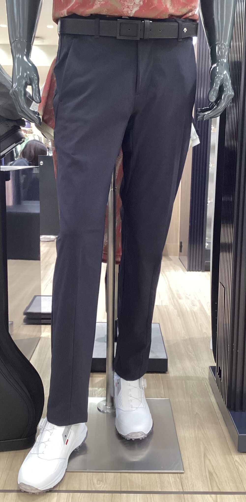 メンズ　6Dはっ水ロングパンツ