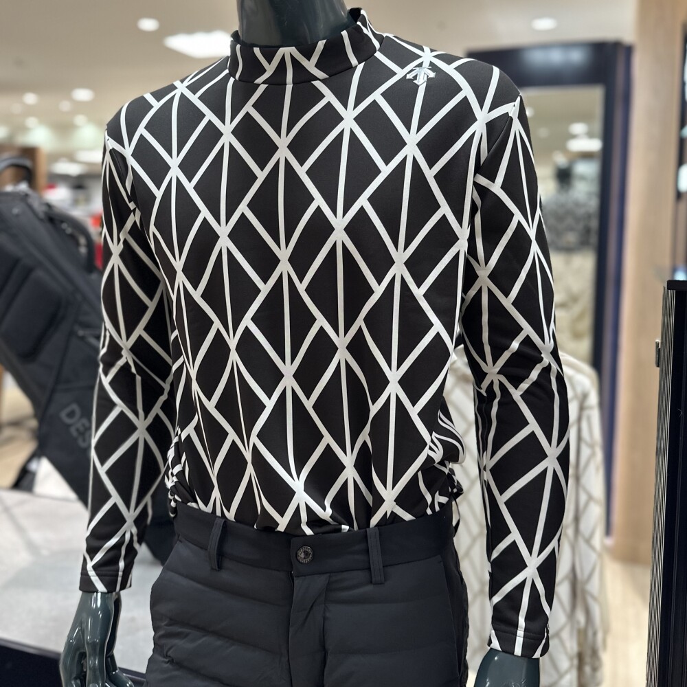 メンズ】モックネックプリント裏起毛シャツ | デサントゴルフ | 松坂屋名古屋店公式 SHOP BLOG