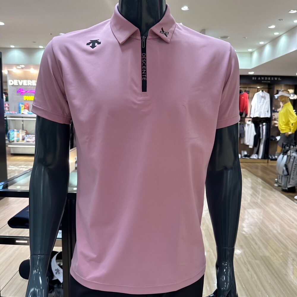 【メンズ】ザンダー・シャウフェレコレクション ハーフジップ半袖シャツ