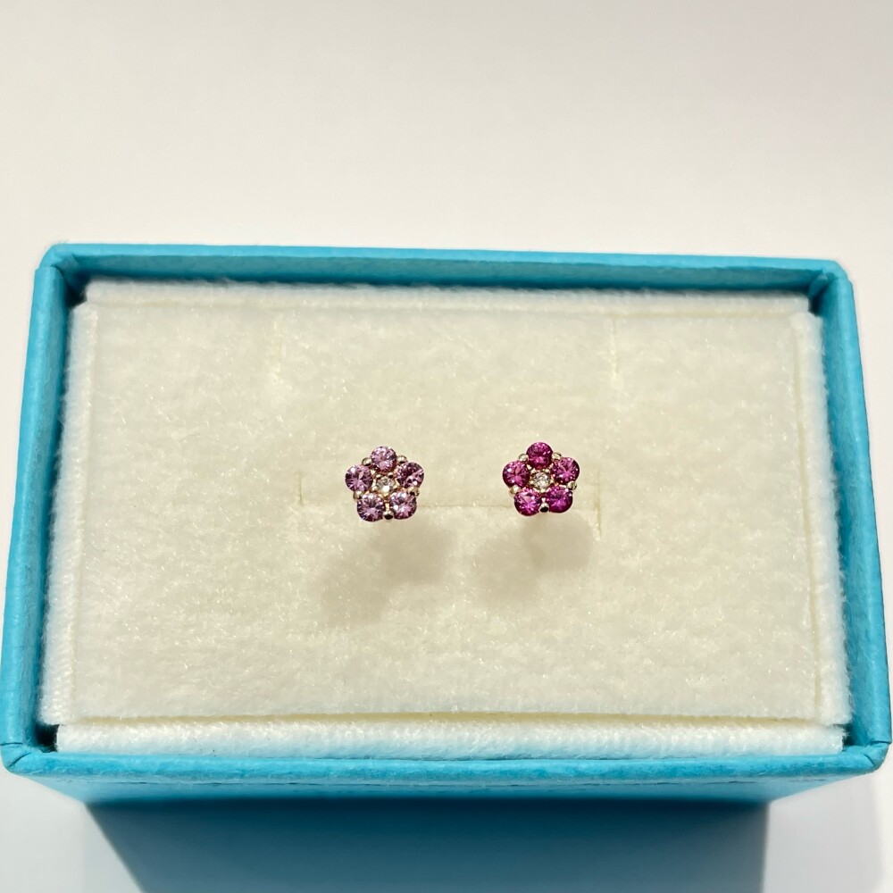 お花の片耳ピアス♡