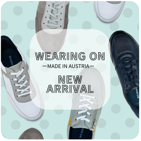 【WEARING ON】靴べらいらずで履ける！新作スニーカーが入荷しました