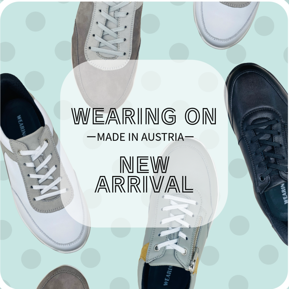 【WEARING ON】靴べらいらずで履ける！新作スニーカーが入荷しました