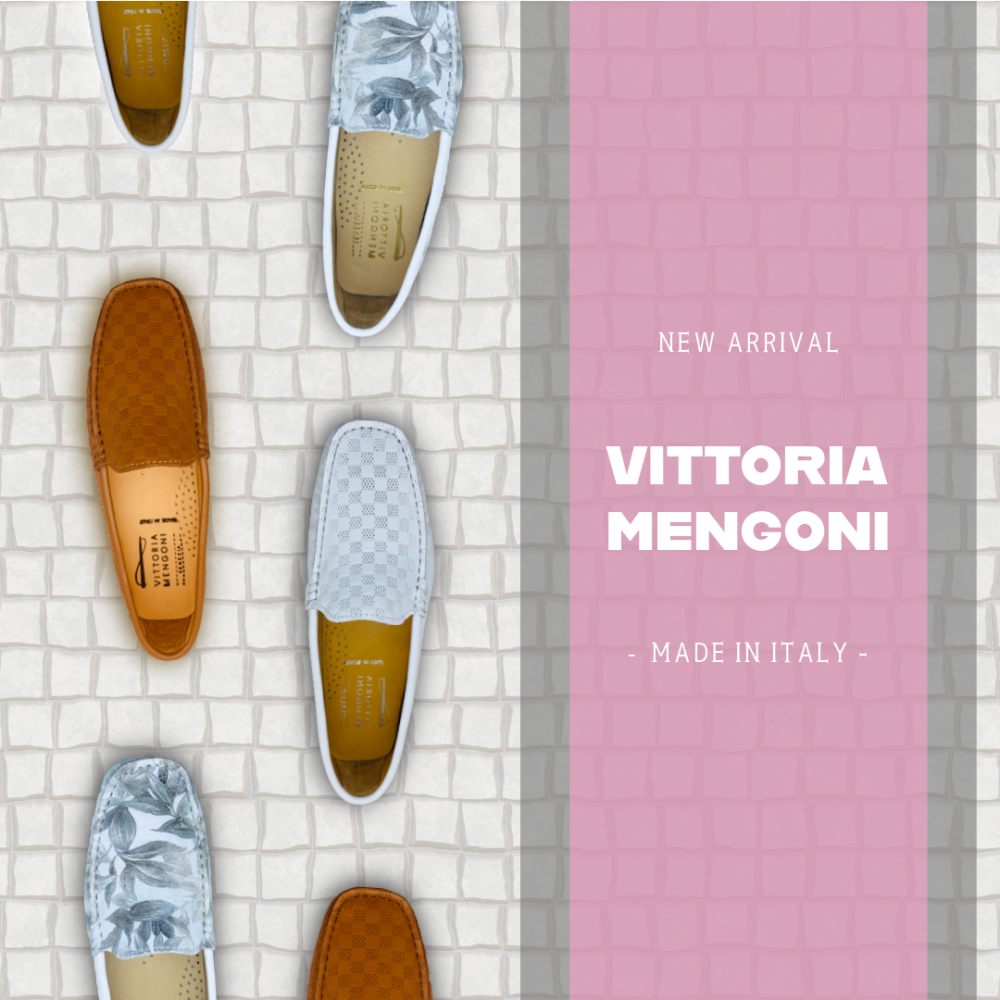 【MADE IN ITALY】ヴィットリアメンゴーニのふかふかクッションスリッポン