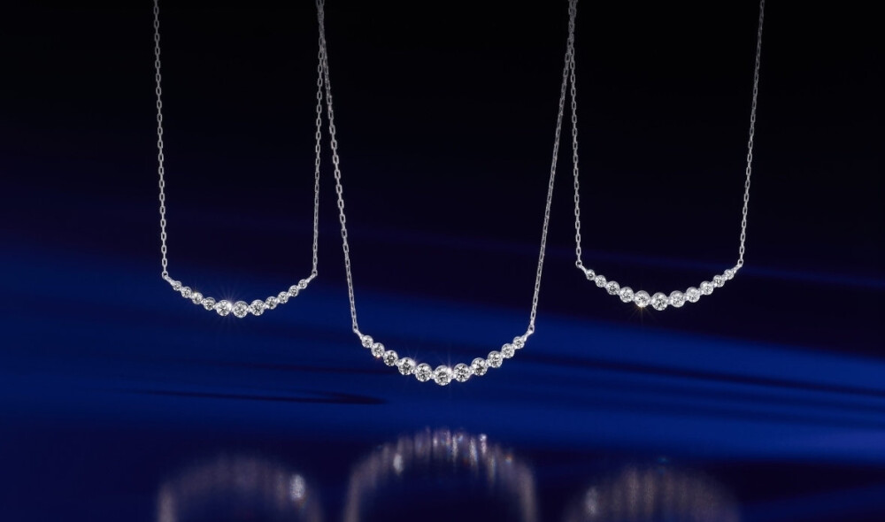 Diamond Bar Necklace