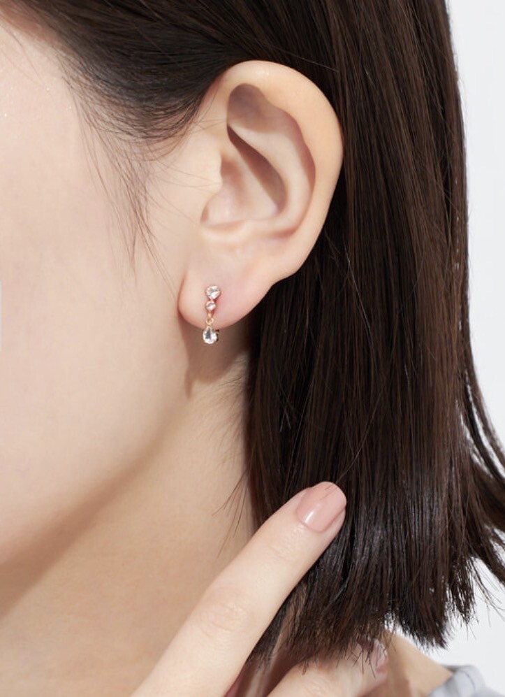 春のカラーストーンイヤリング🌸