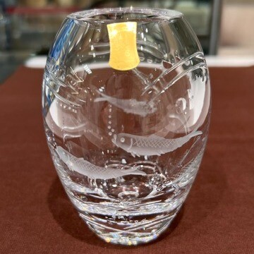 マイセンクリスタル 花瓶「マリーン」