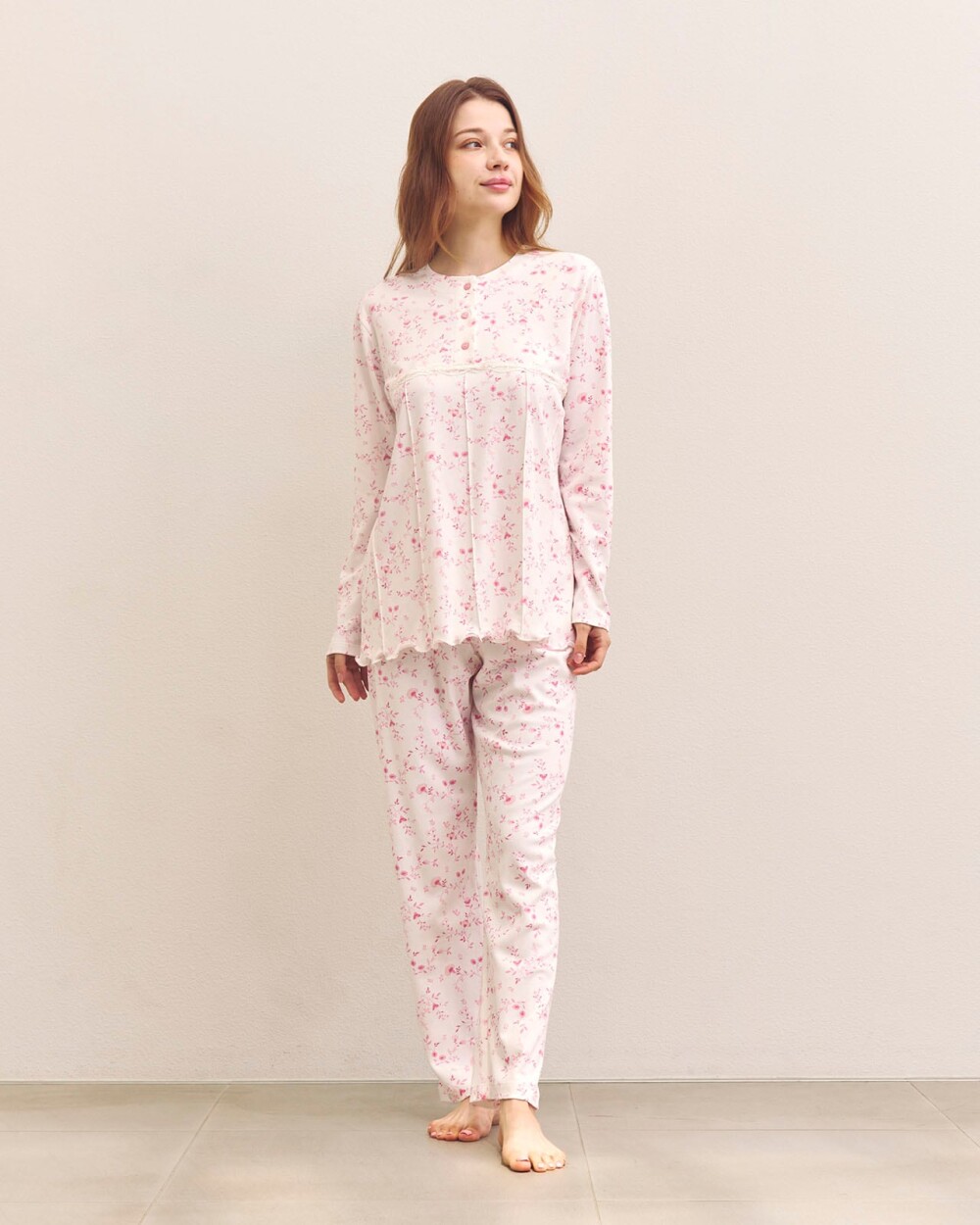 厚地コットンであたたかナイトウェア