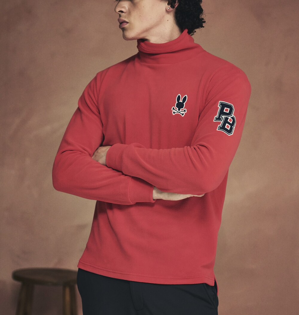 【サイコバニー】タートルネックロングスリーブカットソー