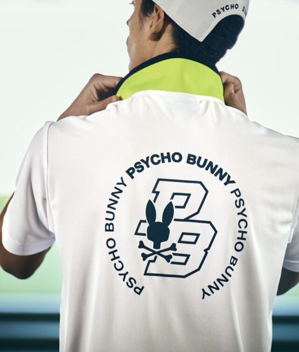 【サイコバニー】ライトカノコサークルロゴ刺繍ポロシャツ