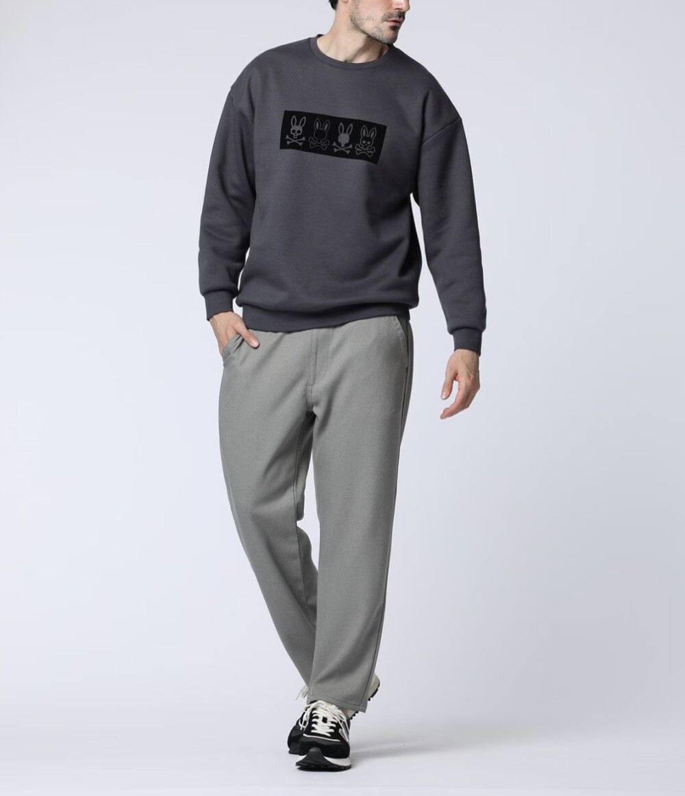 【サイコバニー】フロッキープリントスウェット