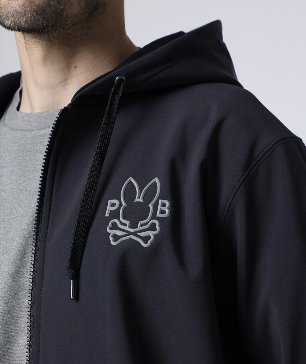 【サイコバニー】エアシェイドジップパーカー