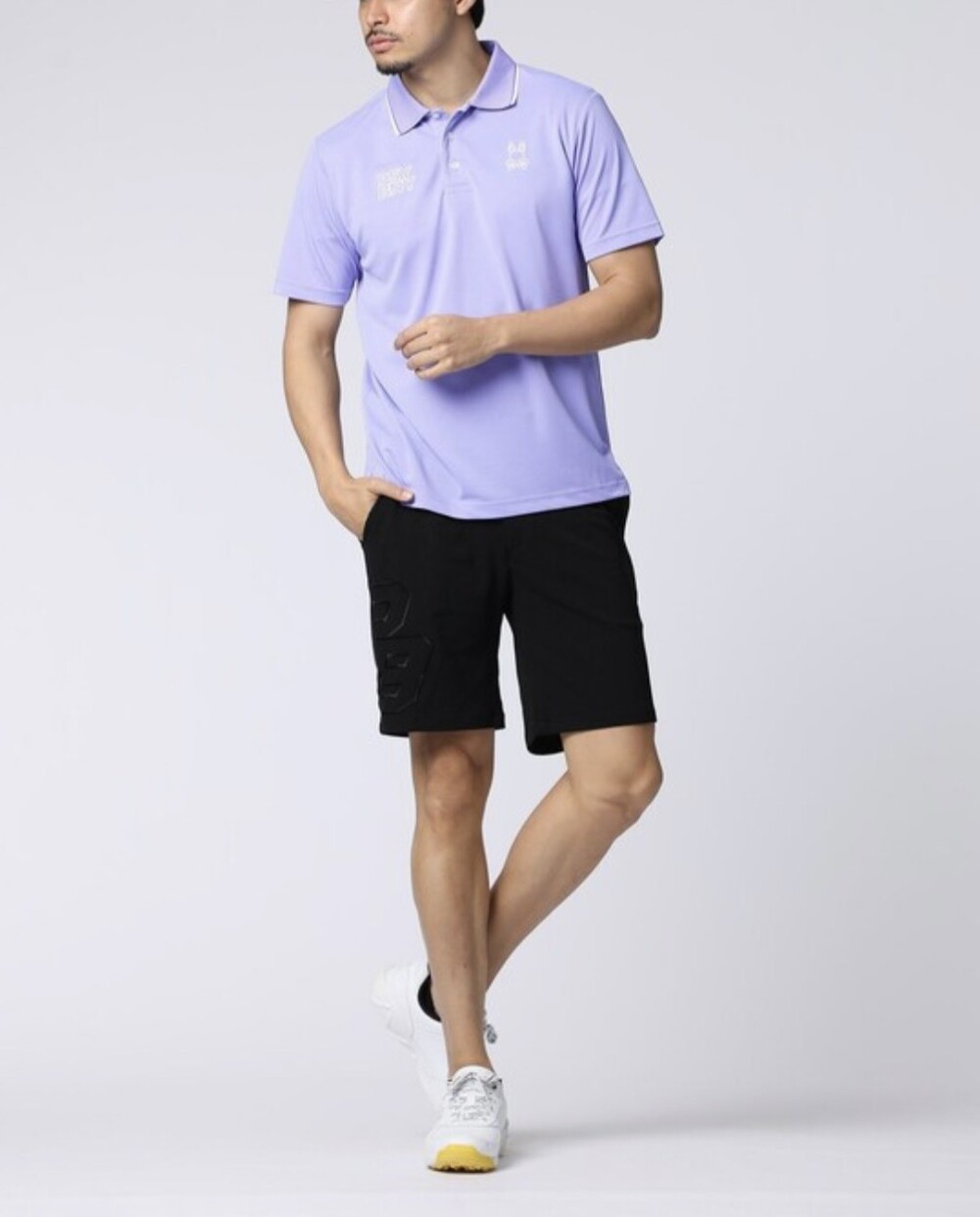 【サイコバニー】ライトカノコロゴ刺繍ポロシャツ