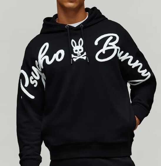 【サイコバニー】サガラ刺繍クロスオーバーパーカ